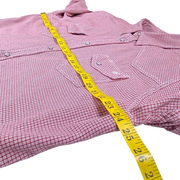 Blue Ranchwear Men's Red and White Plaid Flannel Shirt, XL - Picture 6 of 8